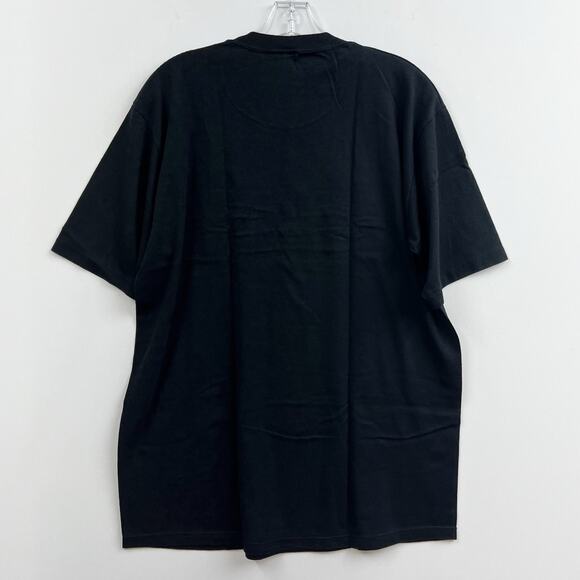 JERZEES Colorado Eagle Embroidered Basic Black Crew Neck Short Sleeve T-Shirt XL - Picture 3 of 6